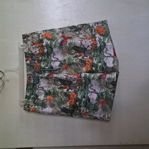 Biwisy Mens Swim Trunks (tropical design) Size: Small